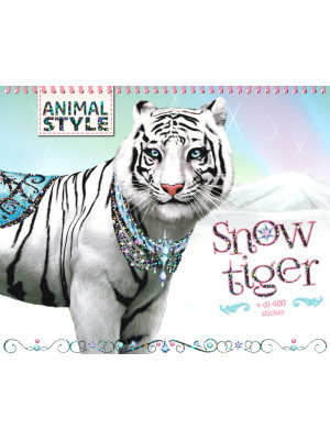 Snow Tiger. Animal style. C...