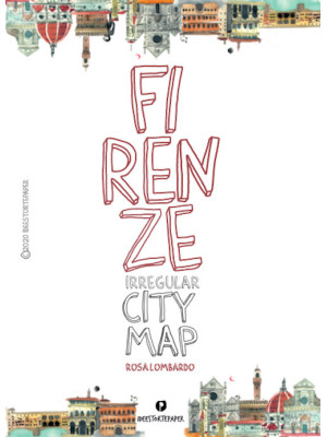 Firenze. Irregular city map