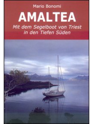 Amaltea mit dem Segelboot v...