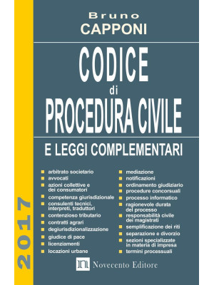 Codice di procedura civile ...