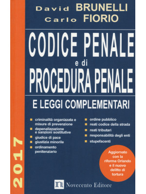 Codice penale e di procedur...