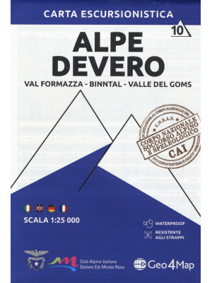 Carta escursionistica Alpe ...