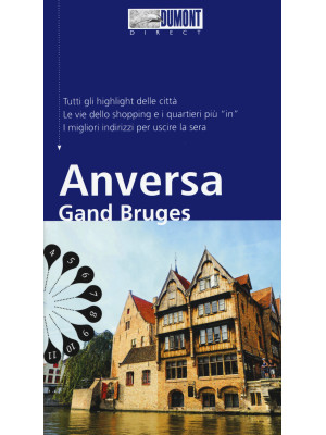 Anversa Gand Bruges. Con mappa