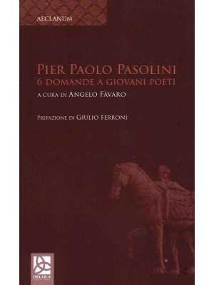 Pier Paolo Pasolini. 6 Doma...