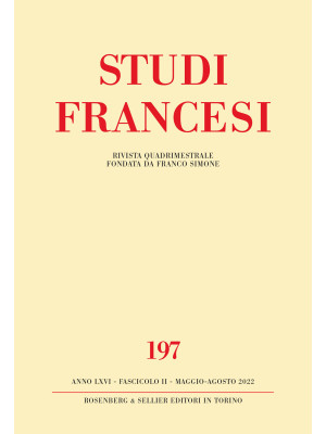 Studi francesi. Vol. 197: L...