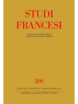 Studi francesi. Vol. 200: L...
