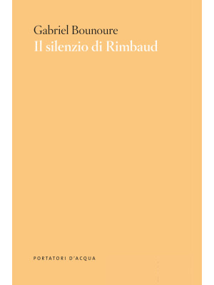 Il silenzio di Rimbaud. Pic...